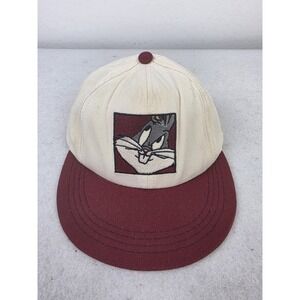 Vintage 1992‎ Acme Kids Bugs Bunny Snapback Hat Cap Youth USA Made Embroidered